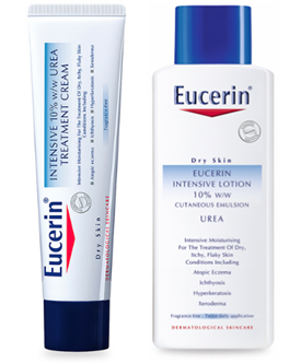 Eucerin Intensive Cream & Lotion (website news)