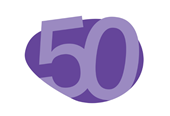 50th logo website pod
